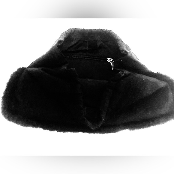 Moschino  Faux Fur Clutch Bag